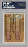 Lyle Mouton/Mariano Rivera from the 1995 Topps Traded & Rookies set graded by PSA and given an overall grade of 10.
