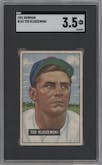 Ted Kluszewski from the 1951 Bowman set graded by SGC and given an overall grade of 3.5.