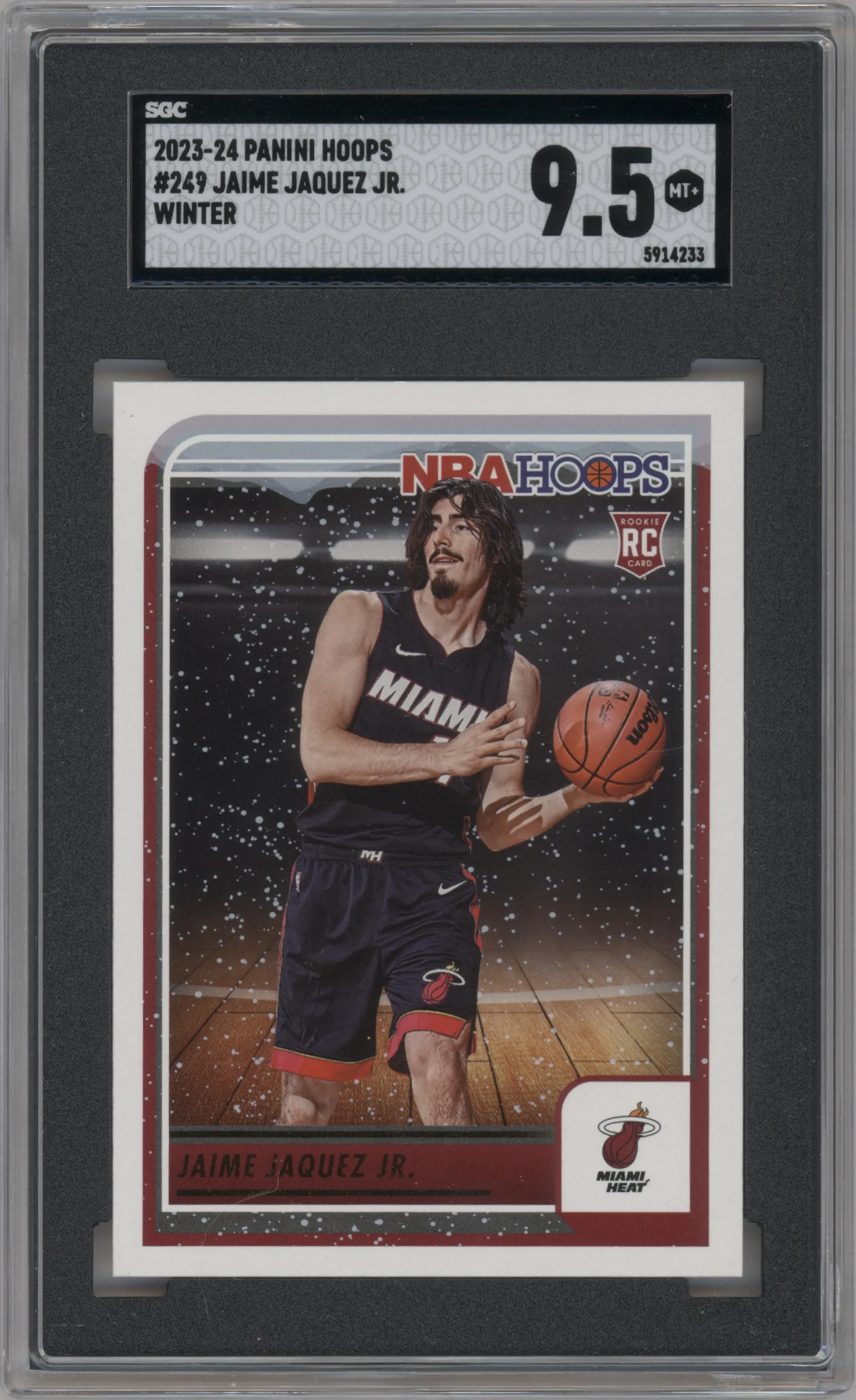 2023 Panini NBA Hoops Jaime Jaquez Jr. Winter SGC 9.5