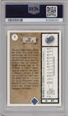 Ken Griffey Jr. from the 1989 Upper Deck set graded by PSA and given an overall grade of 8.