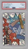 Laiatu Latu from the 2024 Panini Absolute set graded by PSA and given an overall grade of 9.