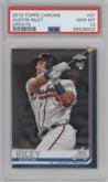 Austin Riley from the 2019 Topps Chrome Update set graded by PSA and given an overall grade of 10.
