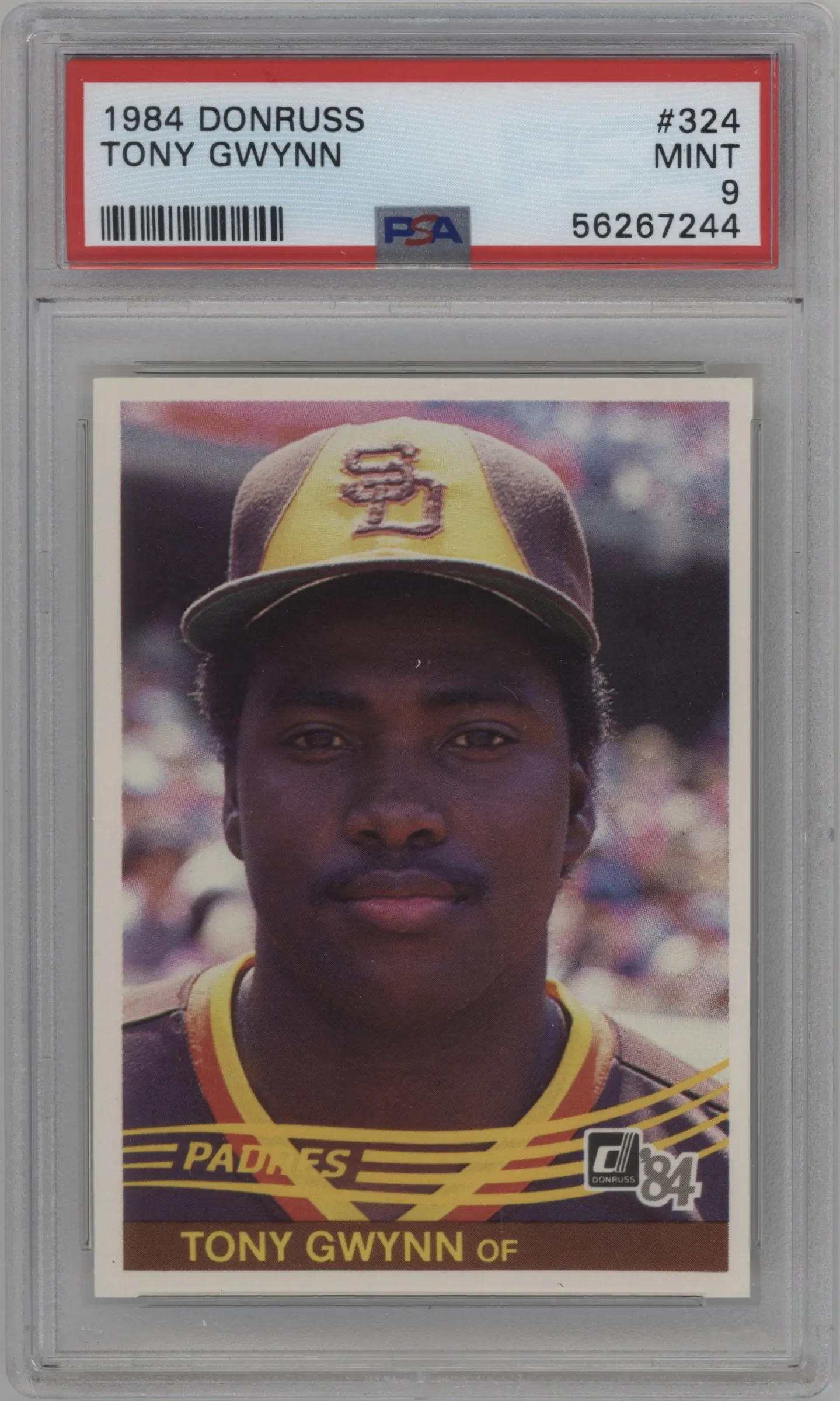 1984 Donruss Tony Gwynn PSA 9
