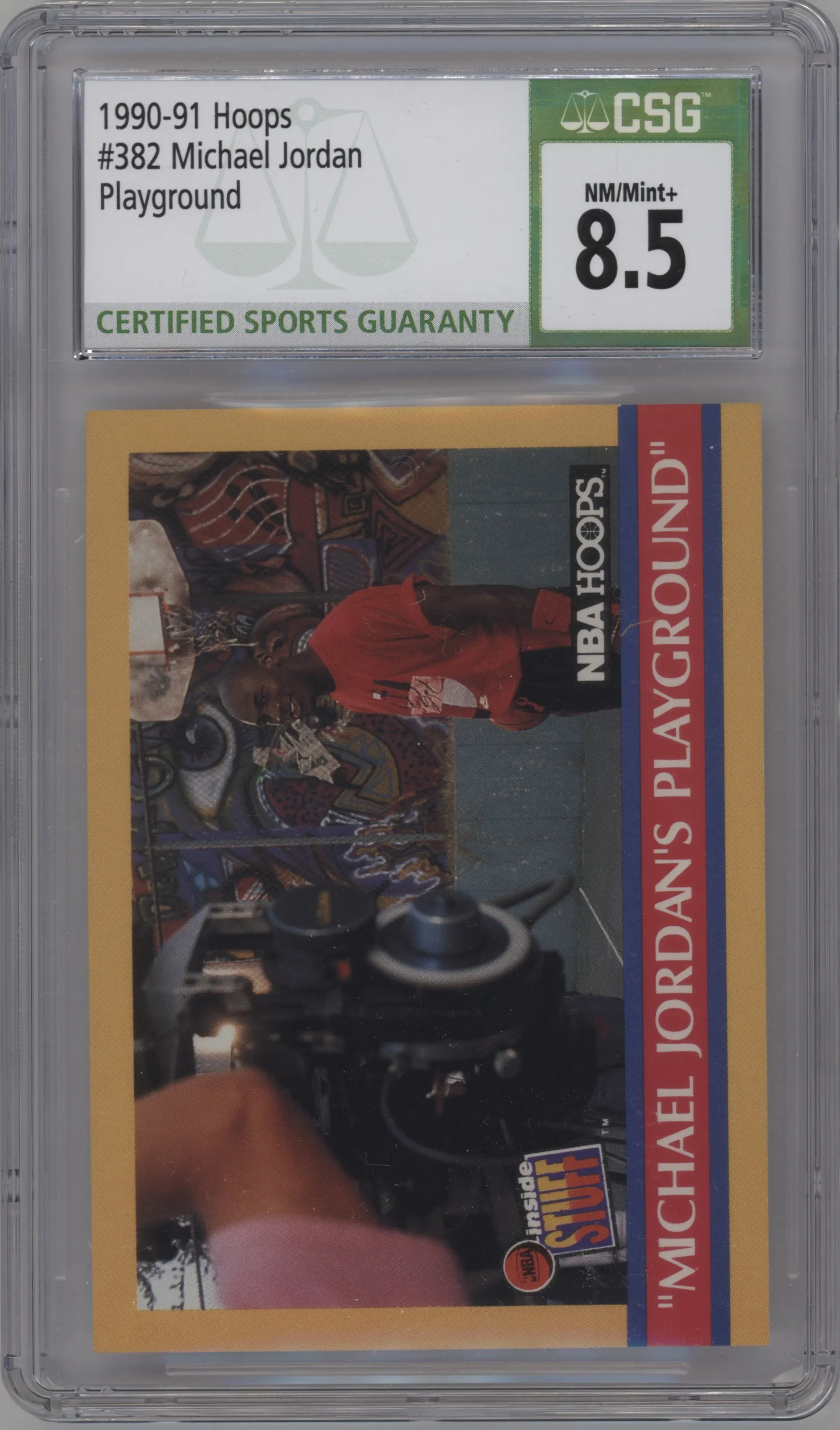 1990 NBA Hoops Michael Jordan CGC 8.5