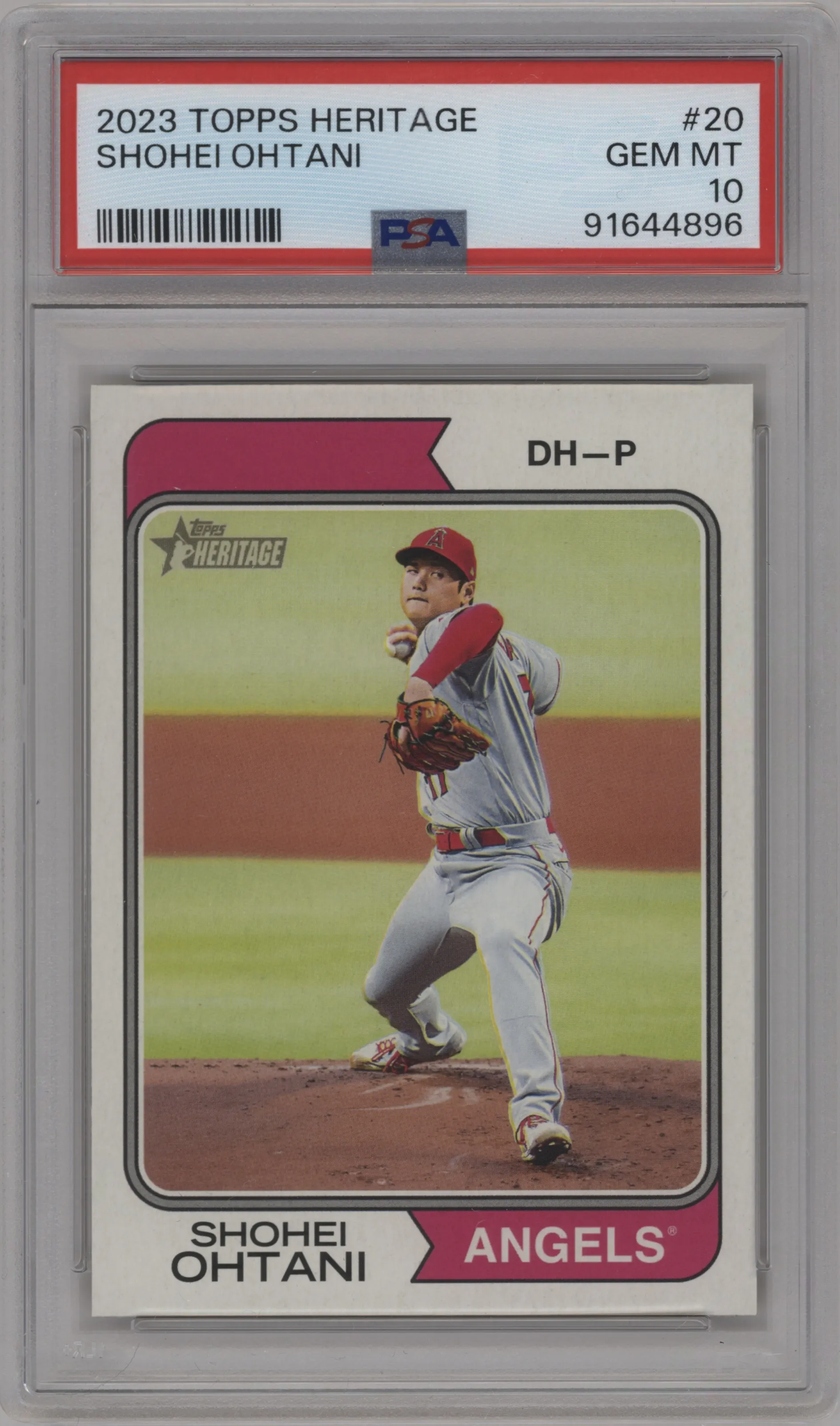 2023 Topps Heritage Shohei Ohtani #20 PSA 10