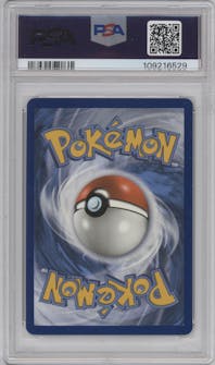 Primal Groudon EX from the 2015 Pokemon XY set graded by PSA and given an overall grade of 10.