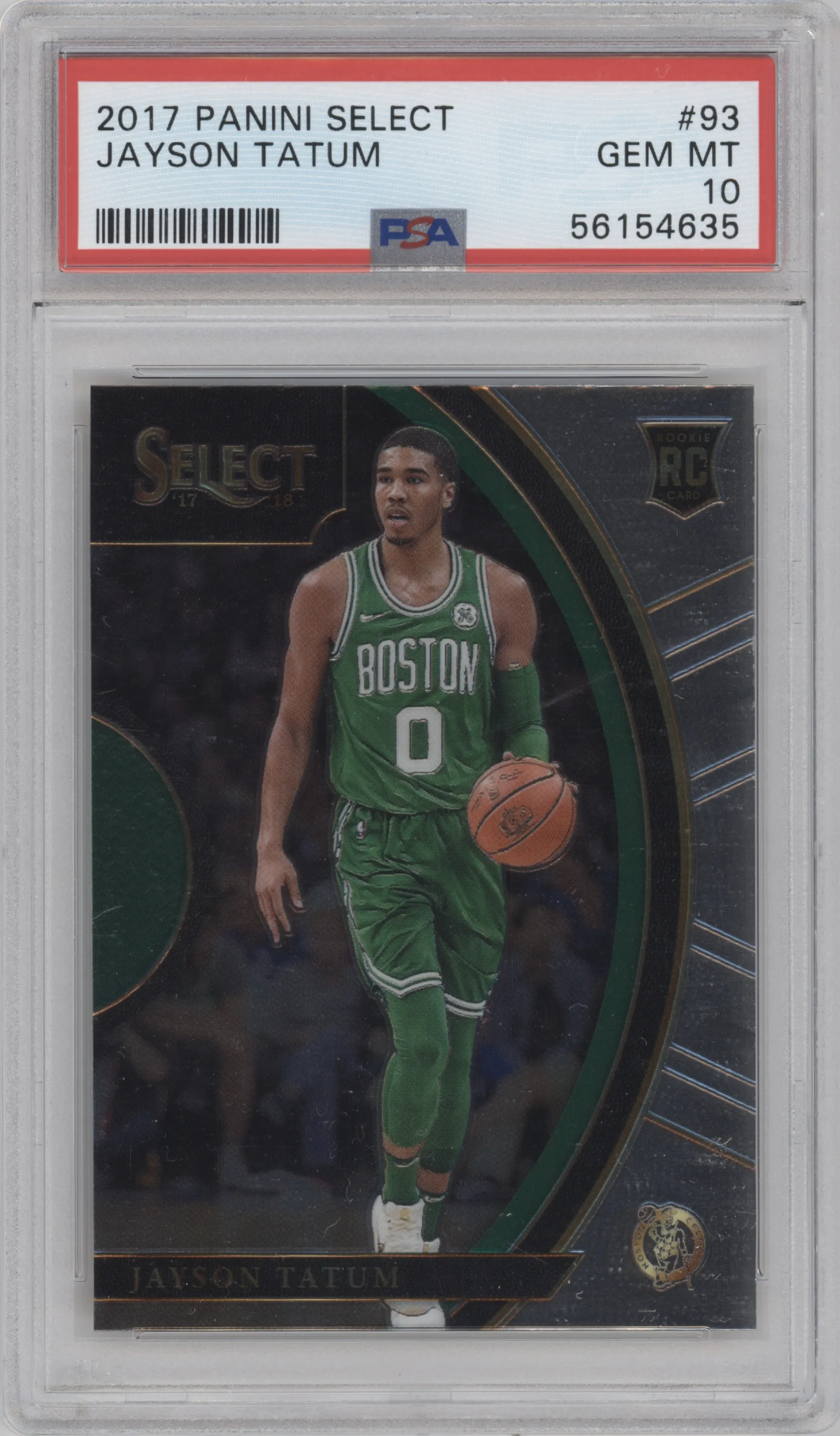 2017 Panini Select Jayson Tatum PSA 10