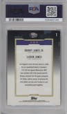 Bronny James Jr./LeBron James from the 2024-25 Topps Now set graded by PSA and given an overall grade of 10.