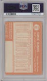 Ernie Banks from the 1964 Topps set graded by PSA and given an overall grade of 3.
