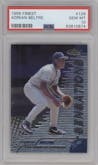 Adrian Beltre from the 1999 Topps Finest set graded by PSA and given an overall grade of 10.
