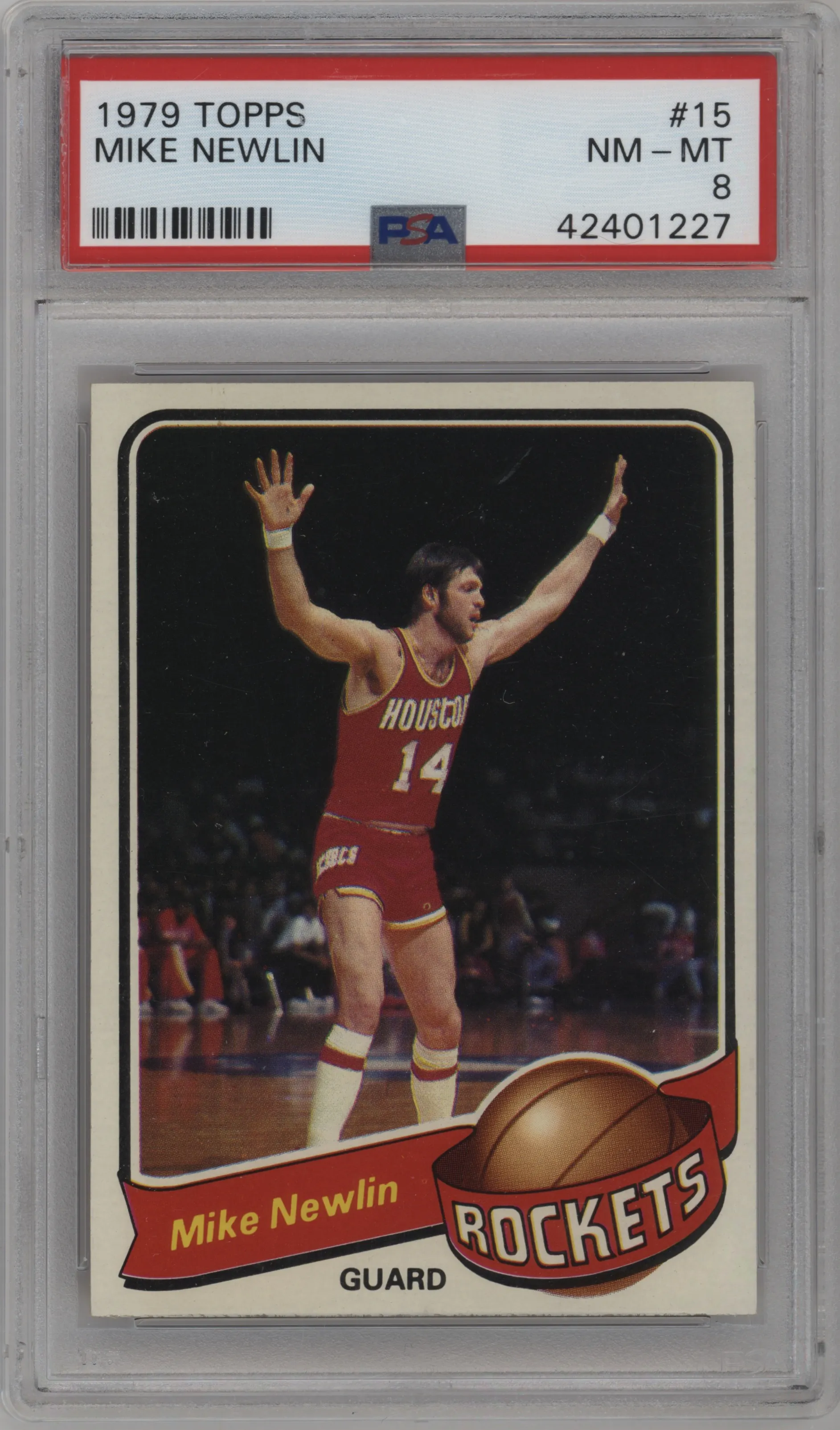 1979 Topps Mike Newlin PSA 8