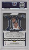 Anthony Edwards from the 2020-21 Panini Prizm set featuring a Silver Prizm parallel graded by PSA and given an overall grade of 10.