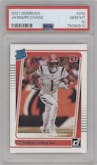 Ja'Marr Chase from the 2021 Panini Donruss set graded by PSA and given an overall grade of 10.