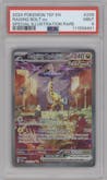 Raging Bolt ex from the 2024 Pokemon SV set graded by PSA and given an overall grade of 9.
