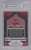 Jalen McMillan from the 2024 Panini Mosaic set featuring a Genesis parallel graded by Beckett and given an overall grade of 9.