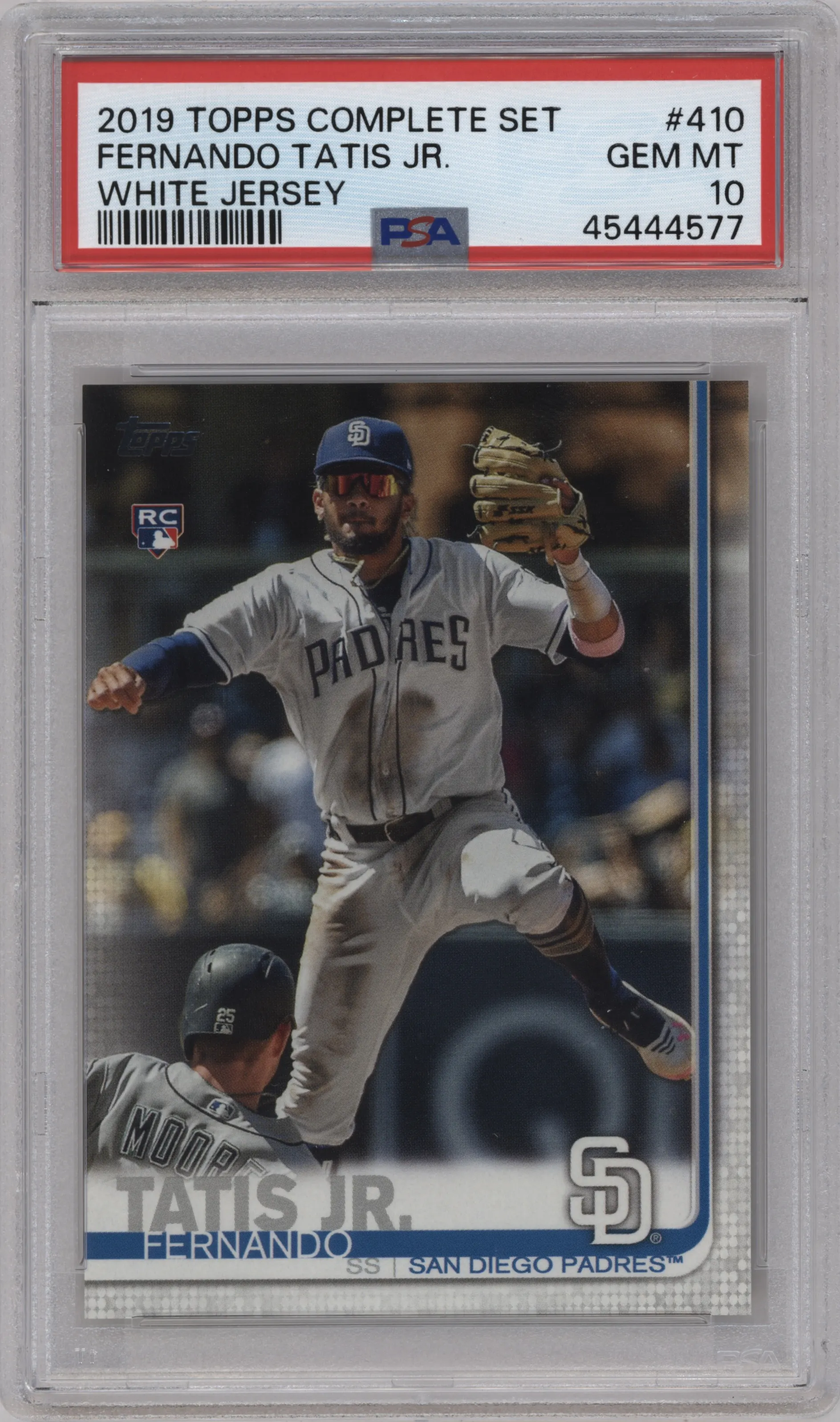 2019 Topps Complete Set Fernando Tatis Jr. PSA 10