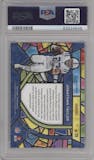 Jonathan Taylor from the 2020 Panini Prizm set graded by PSA and given an overall grade of 9.