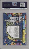 Jonathan Taylor from the 2020 Panini Prizm set graded by PSA and given an overall grade of 9.