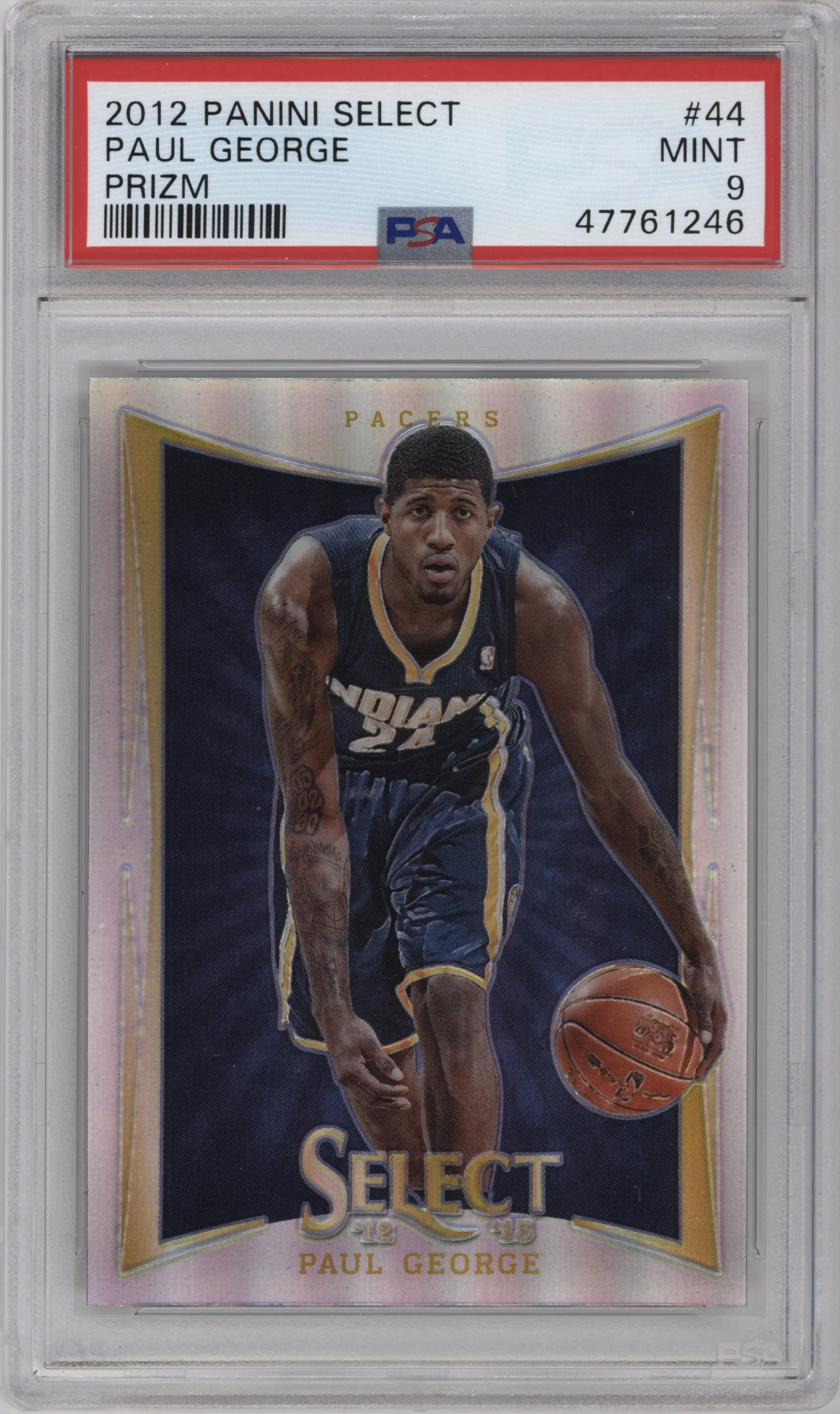2012 Panini Select Paul George Prizm PSA 9