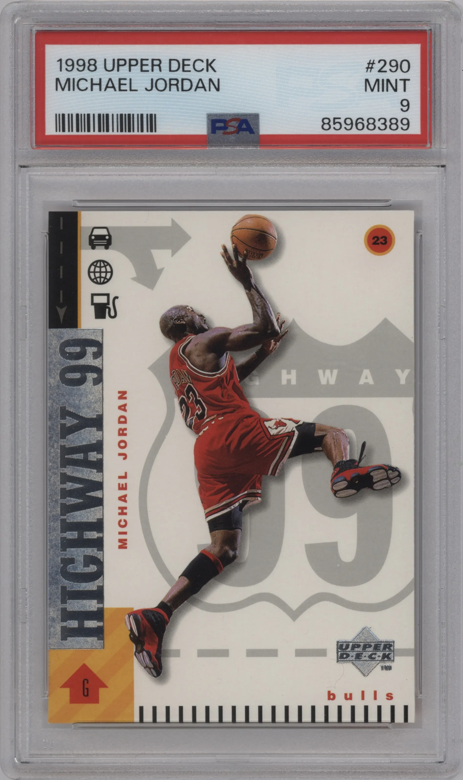 1998 Upper Deck Michael Jordan #290 PSA 9