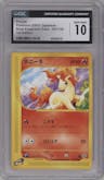 Ponyta from the 2001 Pokemon Japanese set graded by CSG and given an overall grade of 10.