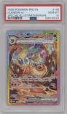 Flareon ex from the 2025 Pokemon SV set graded by PSA and given an overall grade of 10.