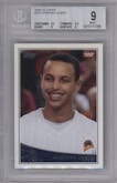 Stephen Curry from the 2009-10 Topps set graded by Beckett and given an overall grade of 9.