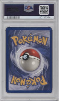 Charizard from the 1999 Pokemon set graded by PSA and given an overall grade of 6.