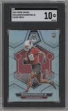Marvin Harrison Jr. from the 2024 Panini Mosaic set featuring a Silver parallel graded by SGC and given an overall grade of 10.