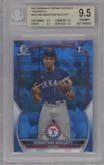 Sebastian Walcott from the 2023 Bowman Chrome Sapphire Edition set graded by Beckett and given an overall grade of 9.5.