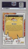 Bo Nix from the 2024 Donruss set graded by PSA and given an overall grade of 10.