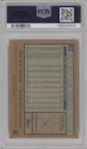Derek Jeter from the 2022 Topps Archives set graded by PSA and given an overall grade of 10.
