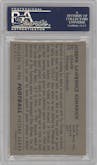 Joseph Kuharich from the 1952 Bowman Large set graded by PSA and given an overall grade of 6.