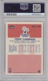 Terry Cummings from the 1986-87 Fleer set graded by PSA and given an overall grade of 9.