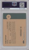 Kobe Bryant  from the 1998-99 Fleer Tradition set graded by PSA and given an overall grade of 8.