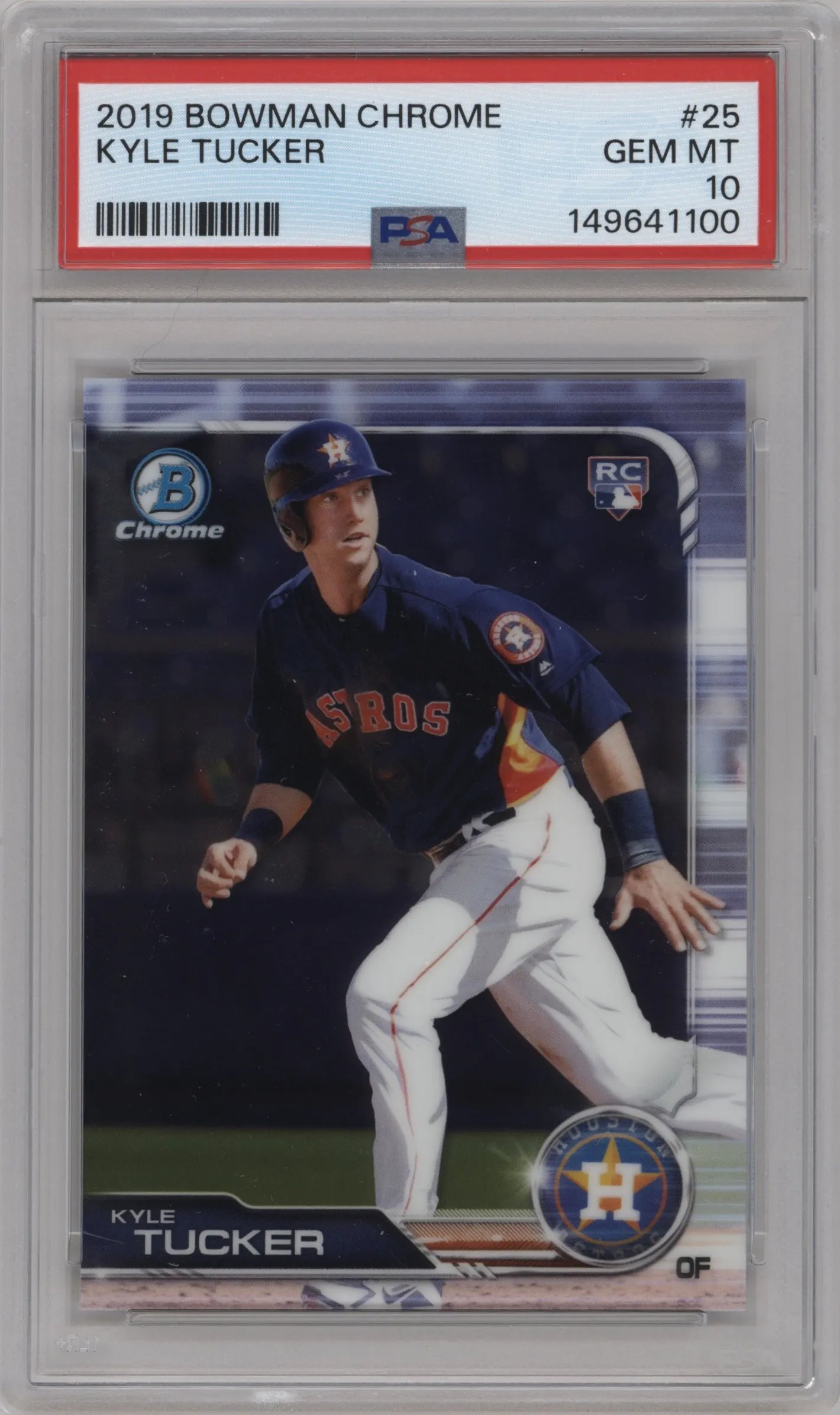 2019 Bowman Chrome Kyle Tucker PSA 10