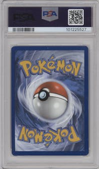 Terapagos ex from the 2024 Pokemon SV set graded by PSA and given an overall grade of 10.
