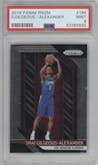 Shai Gilgeous-Alexander from the 2018-19 Panini Prizm set graded by PSA and given an overall grade of 9.