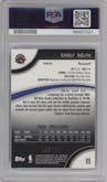 Chris Bosh  from the 2007-08 Topps Finest set featuring a Blue Refractor parallel graded by PSA and given an overall grade of 10.
