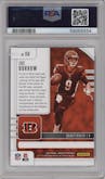 Joe Burrow from the 2020 Panini Absolute set graded by PSA and given an overall grade of 9.