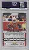 Jauan Jennings from the 2020 Panini Prizm set graded by PSA and given an overall grade of 9.
