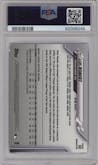 Luis Robert from the 2020 Topps Chrome set featuring a Sepia Refractor parallel graded by PSA and given an overall grade of 10.