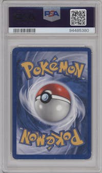 Haunter from the 2000 Pokemon French set graded by PSA and given an overall grade of 5.