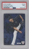 Shohei Ohtani from the 2016 Calbee Samurai Japan set graded by PSA and given an overall grade of 9.