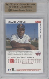 David Arias from the 1997 Fleer  set graded by Beckett and given an overall grade of 9.5.