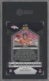 Bo Nix from the 2024 Panini Mosaic set featuring a Reactive Blue parallel graded by SGC and given an overall grade of 9.5.