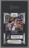 Yuta Tabuse from the 2024-25 Panini Prizm set featuring a Lotus Flower Prizm parallel graded by SGC and given an overall grade of 10.