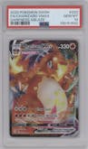 Charizard VMAX from the 2020 Pokemon SWSH set graded by PSA and given an overall grade of 10.