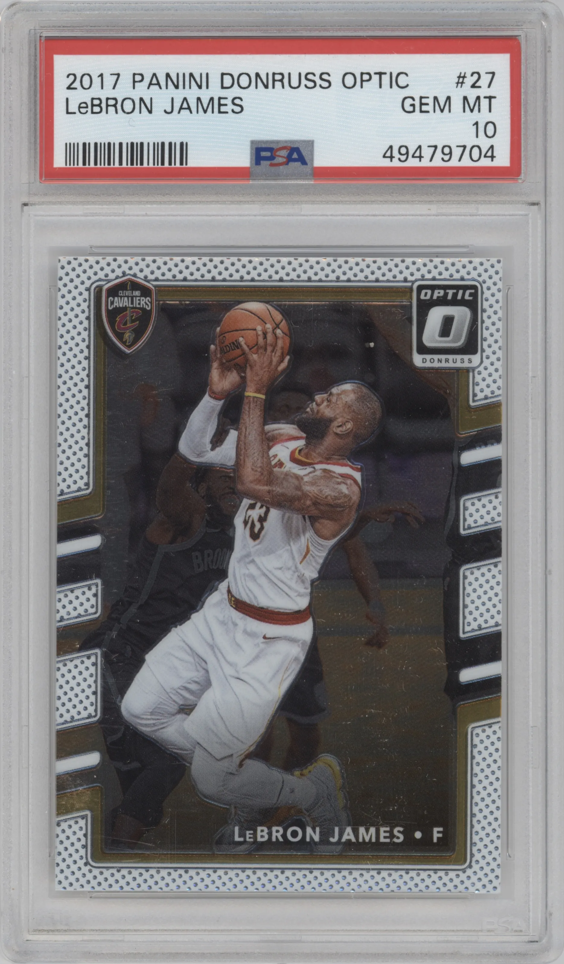 2017 Panini Donruss Optic LeBron James PSA 10