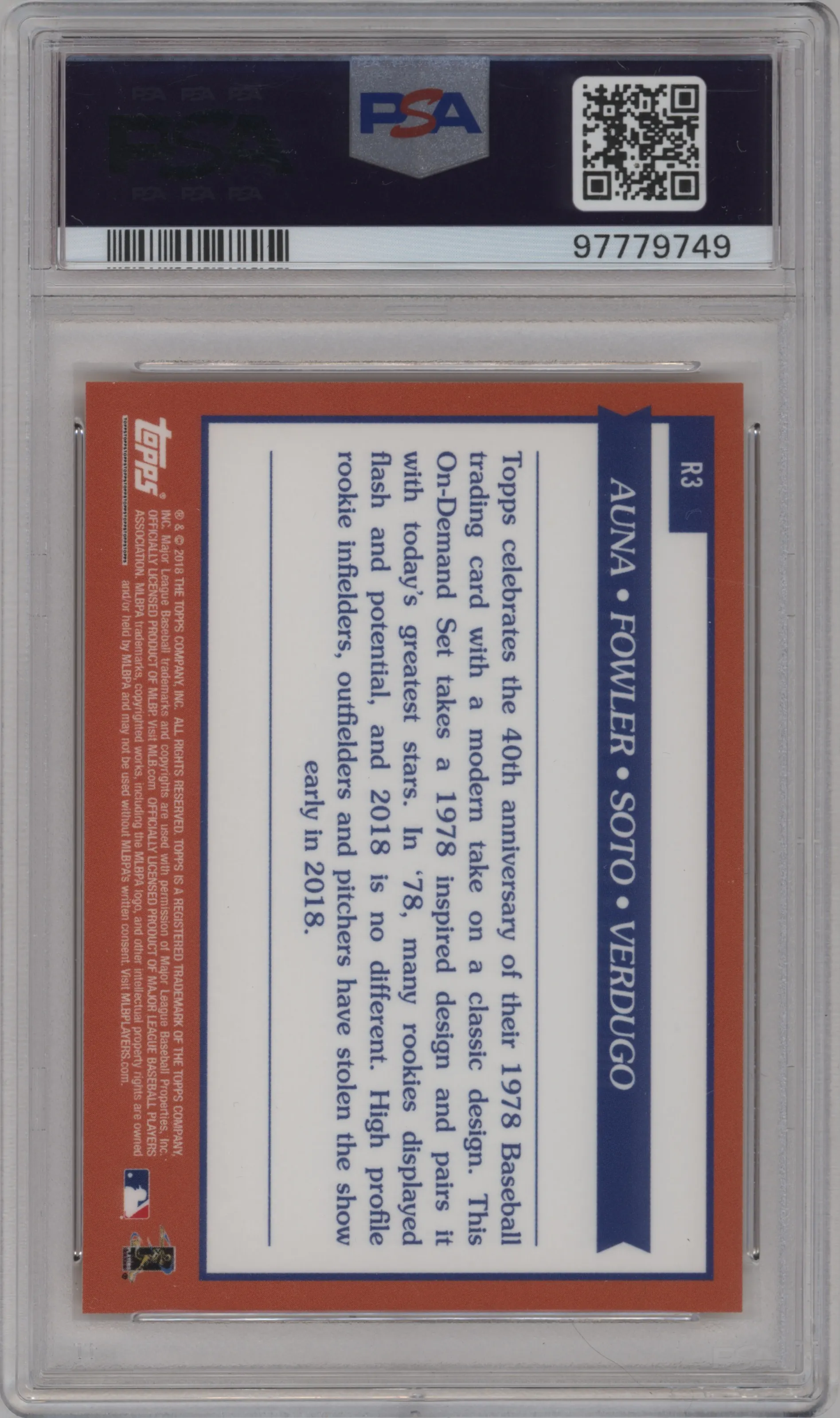 Ronald Acuna/Dustin Fowle/Juan Soto/Alex Verdugo